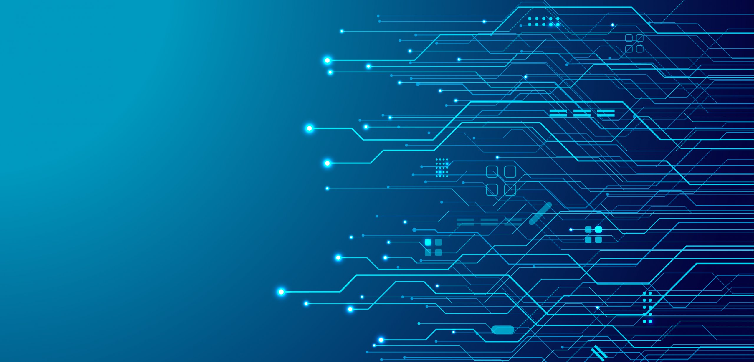 Abstract technology blue circuit board texture or pattern
